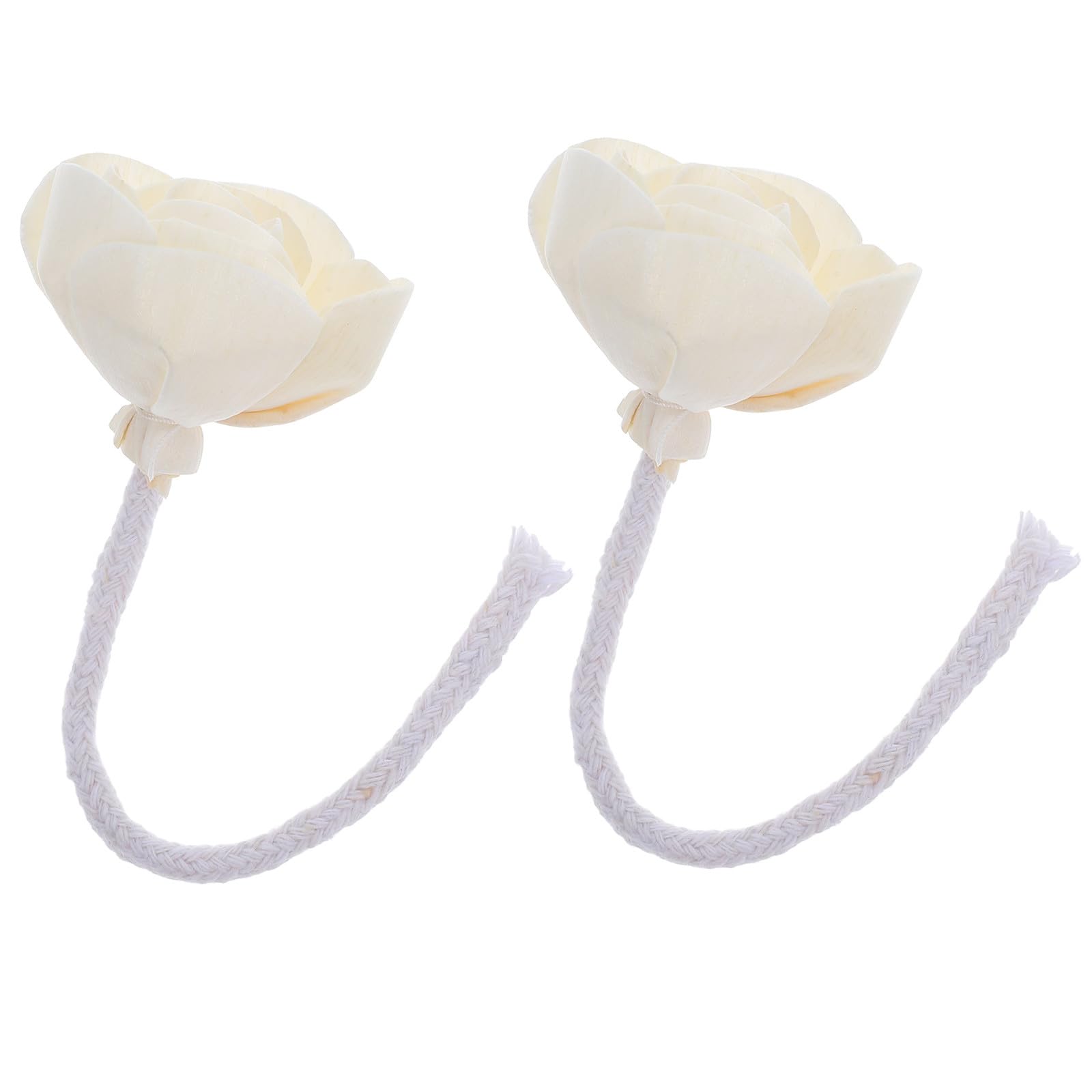 Diffuseur de tête de fleur en corde naturelle pour huiles essentielles par 2 pour bureau