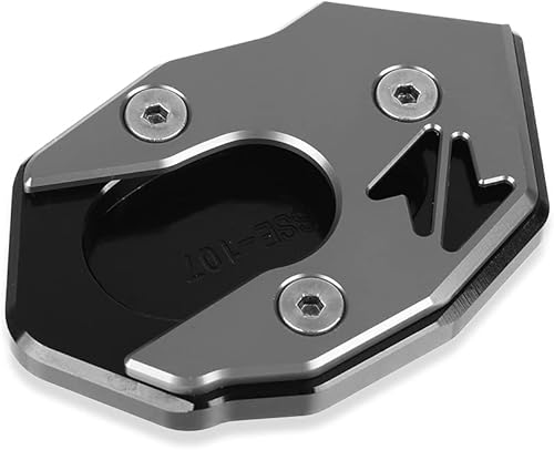 Miniatura 2 de Soporte lateral para motocicleta, extensión de soporte compatible con Ninja 650 Z650 2017-2020 compatible con Z900 Z900RS 2017-2021, gris