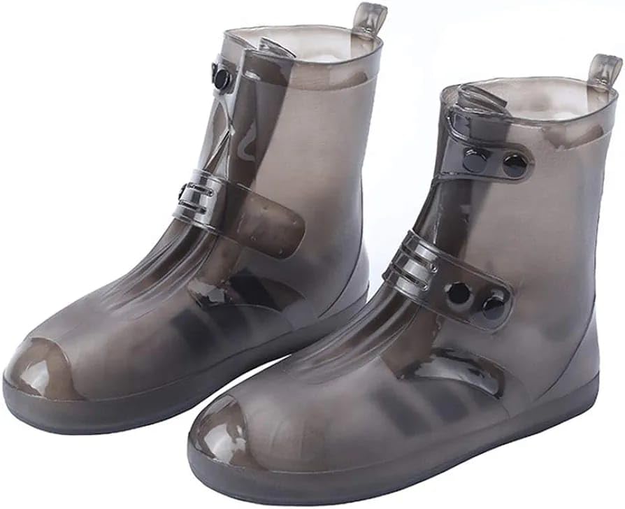 Aspeona (1Pair Portable Soft Waterproof Prevent Slip, Shoe Covers, Rain Boot Covers Foldable Reusable Galoshes Overshoes, Waterproof Shoe Covers for Men Women. (10 UK, Grey) (B0D4ZMXQ64) Amazon Price History, Amazon Price Tracker