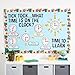 Eureka 'Telling Time' Bulletin Board Analog Clock Practice, 4pc, 17'' W x 24'' L, Model Number: 847423-AWZM