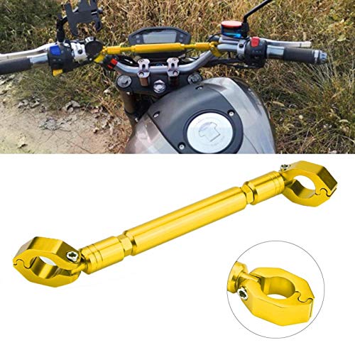 Ubric Supporto Per Manubrio Moto Per ADV 350 | Adattatore Antivibrazioni Con Attacco Per Crossbar Da 12 E 22 Mm