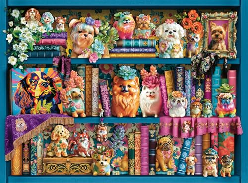 Rompecabezas Ravensburger Precious Porcelain Pups de 500 piezas | Diseño resistente y sin reflejos | Producto sostenible certificado FSC miniatura 1