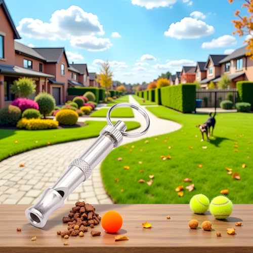 Dog Training with Ultrasonic Whistle