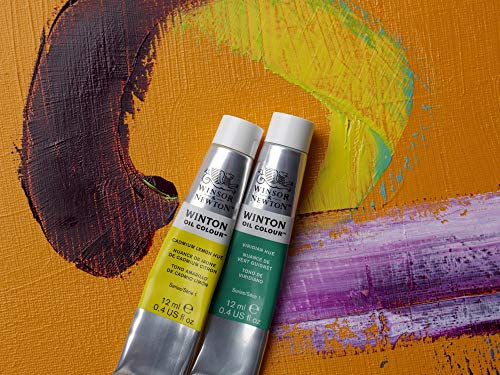 Winsor & Newton Winton Oil Color Paint Set, 10 X 12Ml (0.4-Oz) Tubes #TOP4