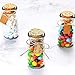Otis Classic Small Glass Jars with Lids – Set of 12 Mini Glass Bottles with Corks for Halloween Decorations Fall Décor Wedding & Party Favors, Halloween DIY Crafts, Potions, Spices & Candy, 3.4 oz