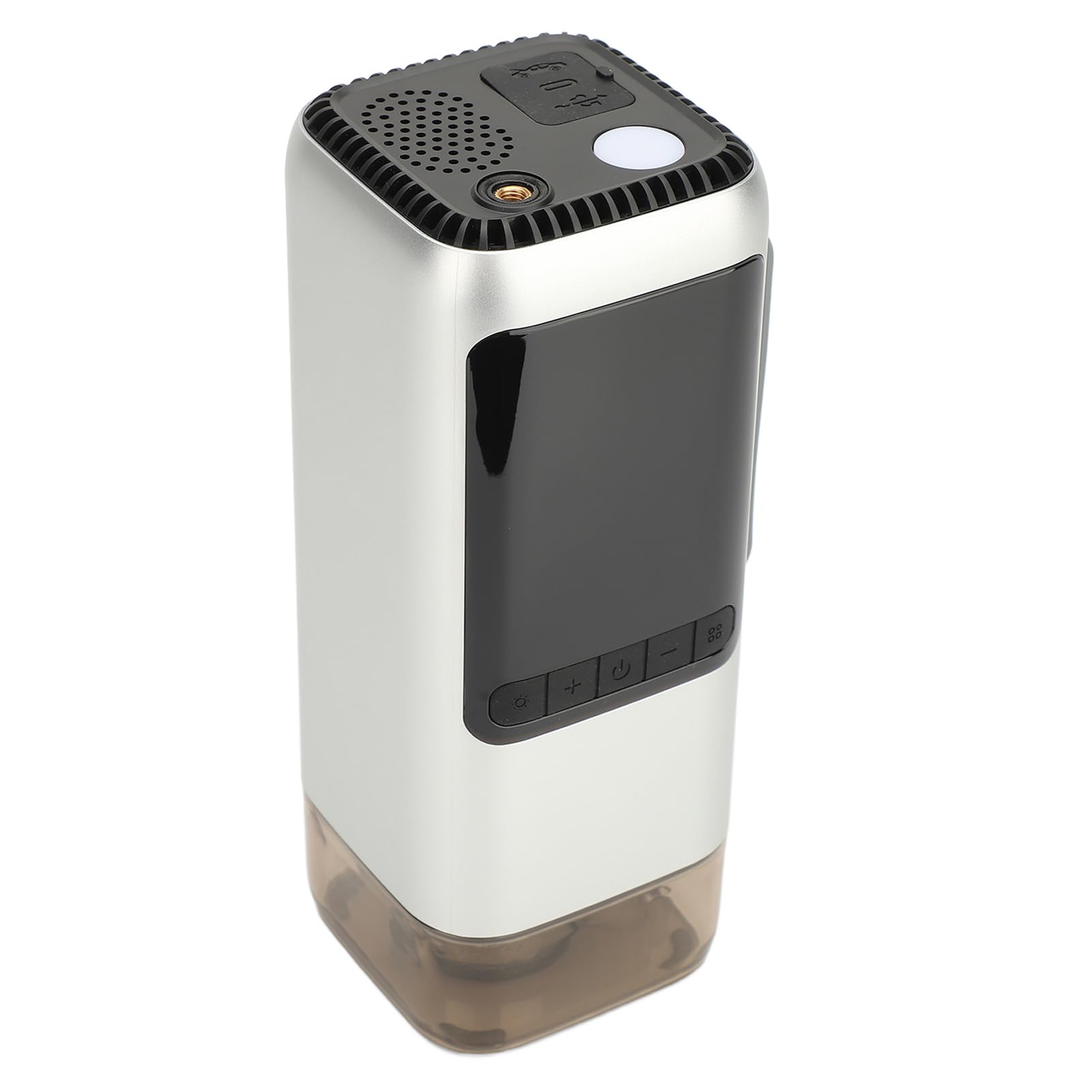 Arrancador Auxiliar Portátil 2500A con Compresor de Aire Paquete de Batería de Arranque Auxiliar 150PSI 8000mAh 7.5L Gas 5L Vacío Luz LED para Arranque de Emergencia del Automóvil