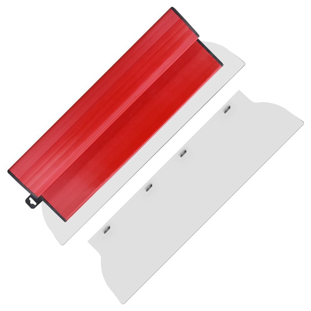Zestaw narzędzi do szpatułki, szpachelka do powierzchni 40 cm, szpachelka do tapetowania, szpachelka wygładzająca, zestaw do suchej zabudowy, skrzynka szpachlowa, narzędzie do tynkowania – w zestawie