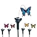 Vanki Solar Yard Stake Fluttering Butterfly, Solar or Battery Powered 1pcs