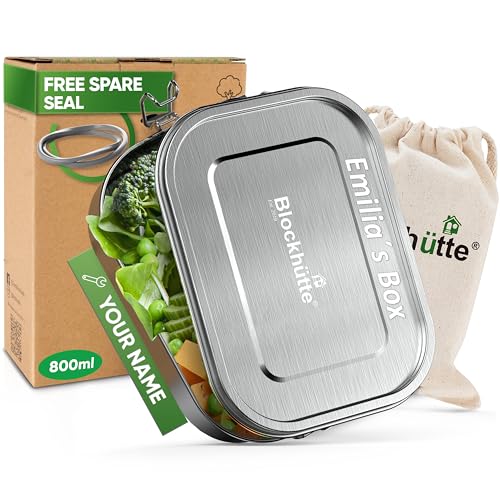 Blockhütte Personalized Steel Lunch Box