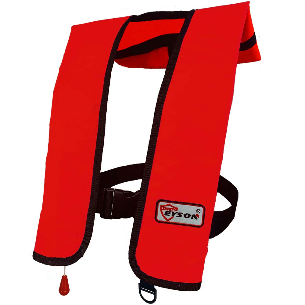 EYSON ライフジャケット 赤 黒 120cm Amazon | EYSON ライフジャケット フローティングベスト 救命