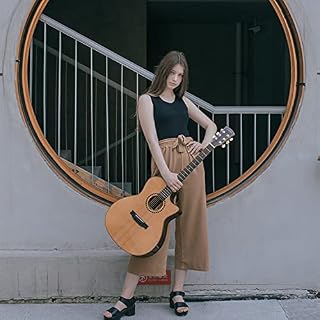 SheIRin Guitare Acoustique en pin coréen 41 » – Ensemble Naturel avec Sac de Transport, accordeur, Sangle, Cordes… - Les Beatles, Paul McCartney, John Lennon, RIngo Starr, George Harrison SheIRin Guitare Acoustique en pin coréen 41'' - Ensemble Naturel avec Sac de Transport, accordeur, Sangle, Cordes… – Image 2