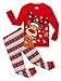Family Feeling Zebra Little and Big Girls 2 Piece 100% Cotton Pajamas Sets Kids Pjs