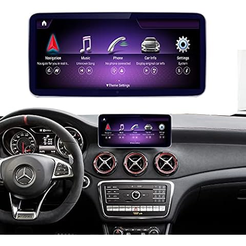 Road Top Android 11 Car Stereo 10.25" 6GB+128GB Car Touch Screen for Mercedes Benz GLA CLA A Class X156 C117 2016-2018 NTG5.0, Built in Wireless/Wired CarPlay and Android Auto Cover