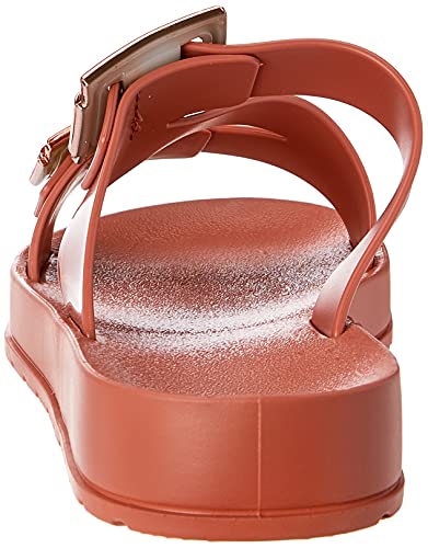 Sandália Start Slide, Zaxy, Feminino, Nude Escuro, 36