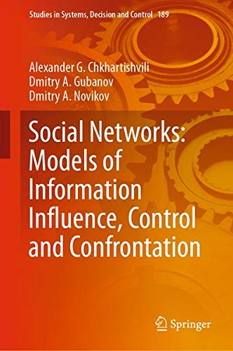 Buy Social Networks: Models of Information Influence, Control and Confrontation — BookShops.in