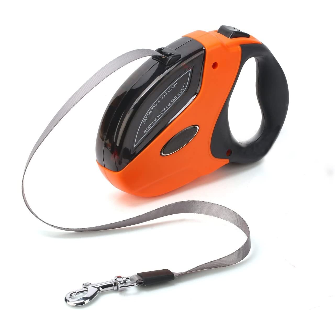 Emily Pets Retractable Dog Leash,Big Dog Collar Automatic Retractable Dog Leash Firm Puppy Traction Chain, Dog Collar(Orange Colour) (B09TKXVXXJ) Amazon Price History, Amazon Price Tracker