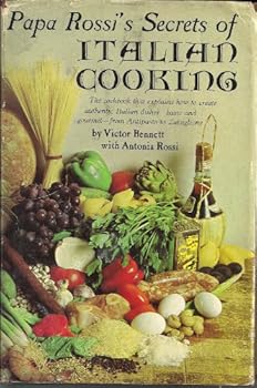 Hardcover Papa Rossi's secrets of Italian cooking Book