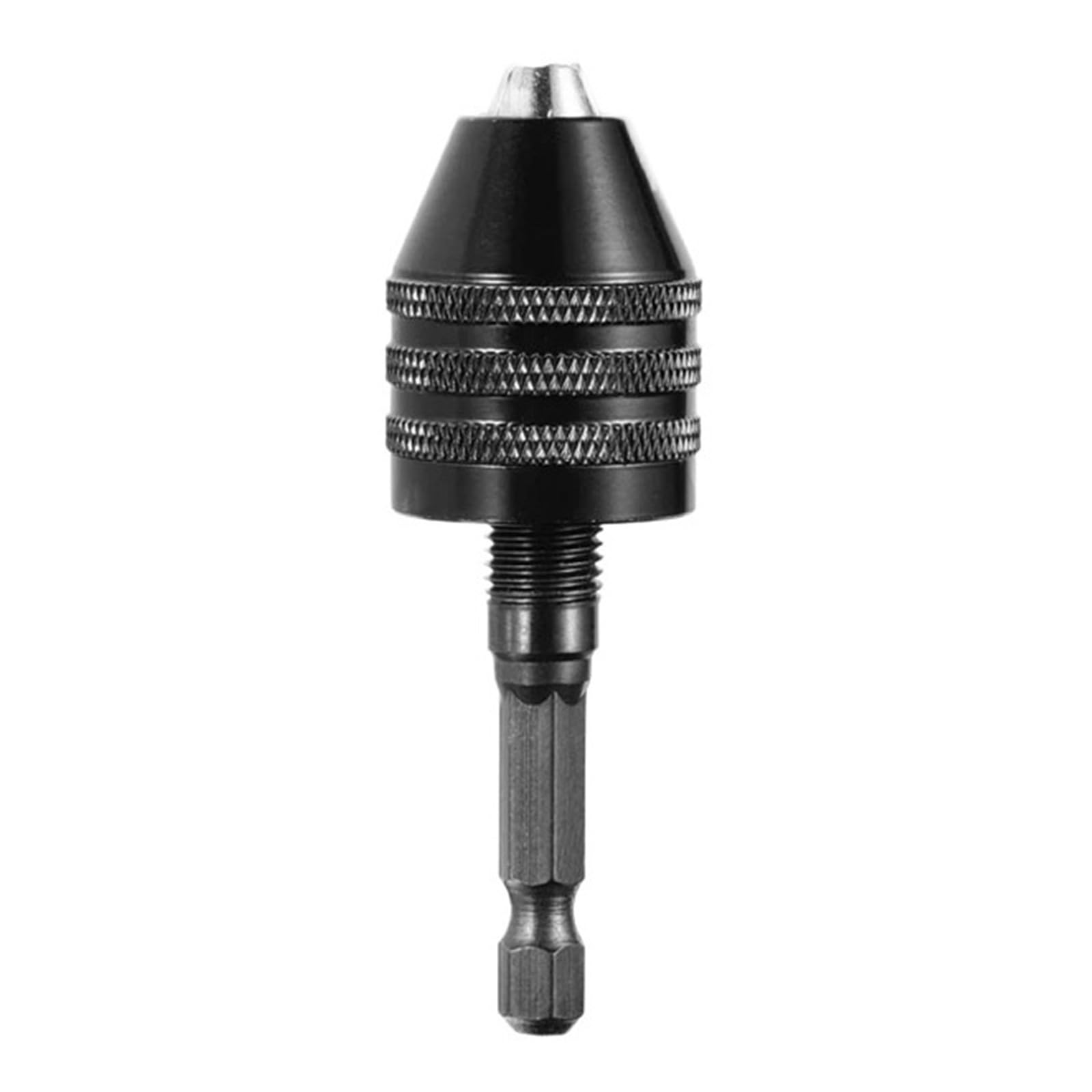 Atxyaa One Color 1Pc 0.3Mm-8.0Mm Keyless Chuck Electric Drill Bits Collet Converter Extension Screwdriver Chucks Adapter Fixture 1/4" Hex Shank(0.3Mm To 8.0Mm)