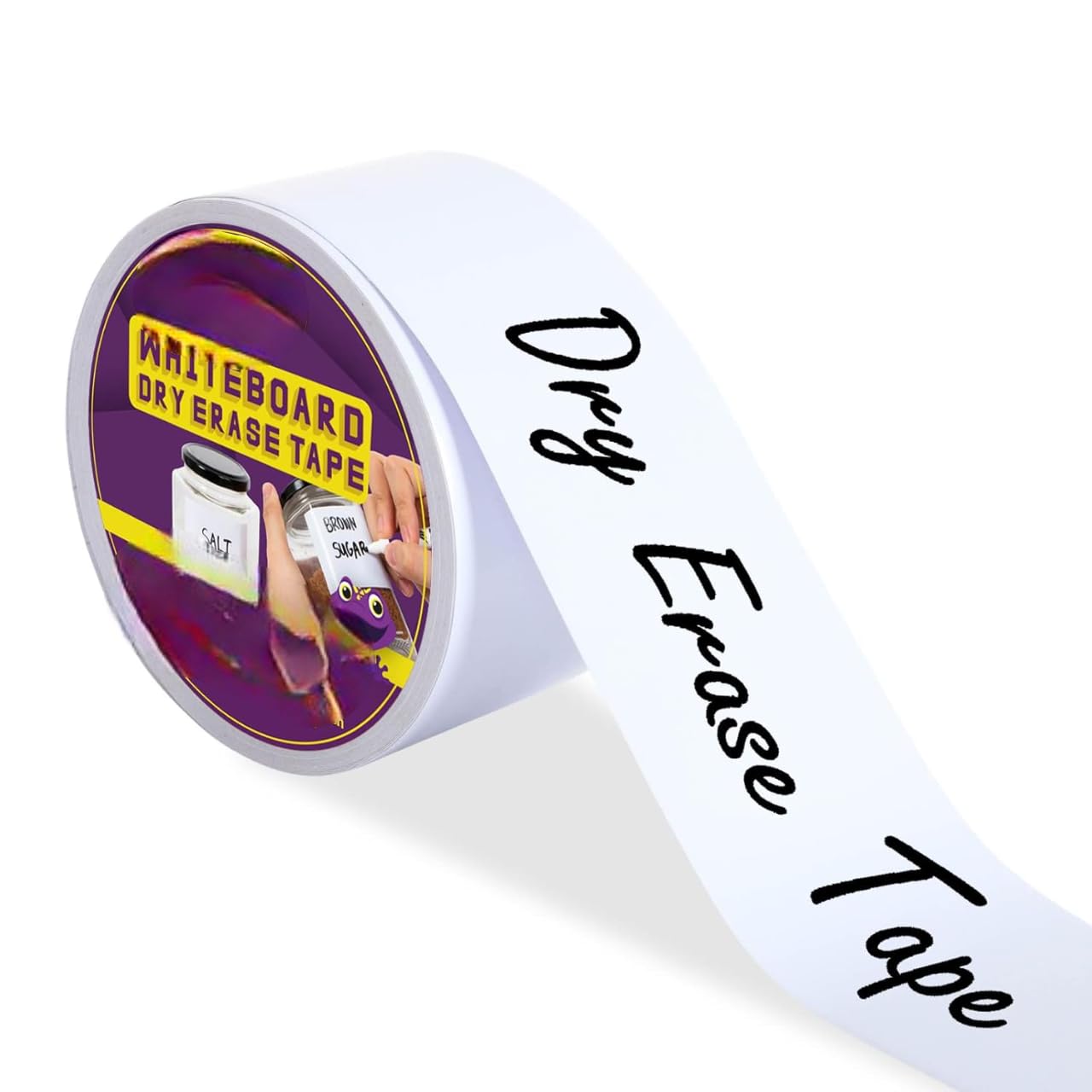 SUNBIRD Dry Erase Tape, 5 Inches x 1000cm, White, Smudge-Free White Board Dry Erase Label Sticker for Storage Bins, Classrooms, and Teachers for Reading Lessons for Sentence Strips-image-39