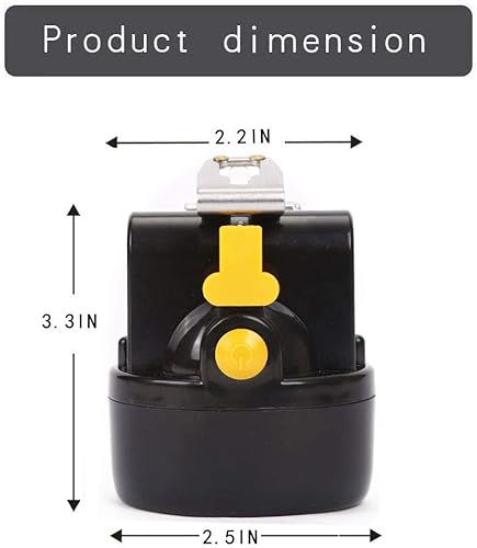 Miniatura 4 de Superbright - Luz de minería subterránea, luces de caza LED impermeable KL3.0LM recargable para minería, senderismo, pesca, caza (botón amarillo)