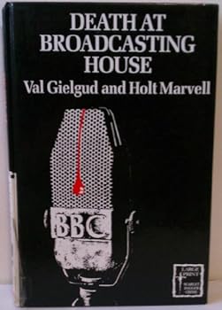 Hardcover Death at Broadcasting House (Scarlet Dagger Crime) [Large Print] Book