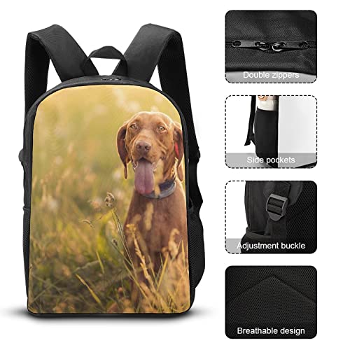 Sac à dos décontracté imprimé Chien 3D le compagnon attachant des ados - 7