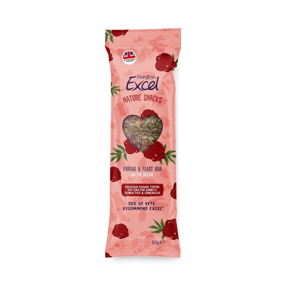 Excel Burgess Forage and Feast Hay Bar, 60g