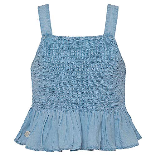 Top fille Pepe Jeans Carmela avec finitions soignées et logo signature