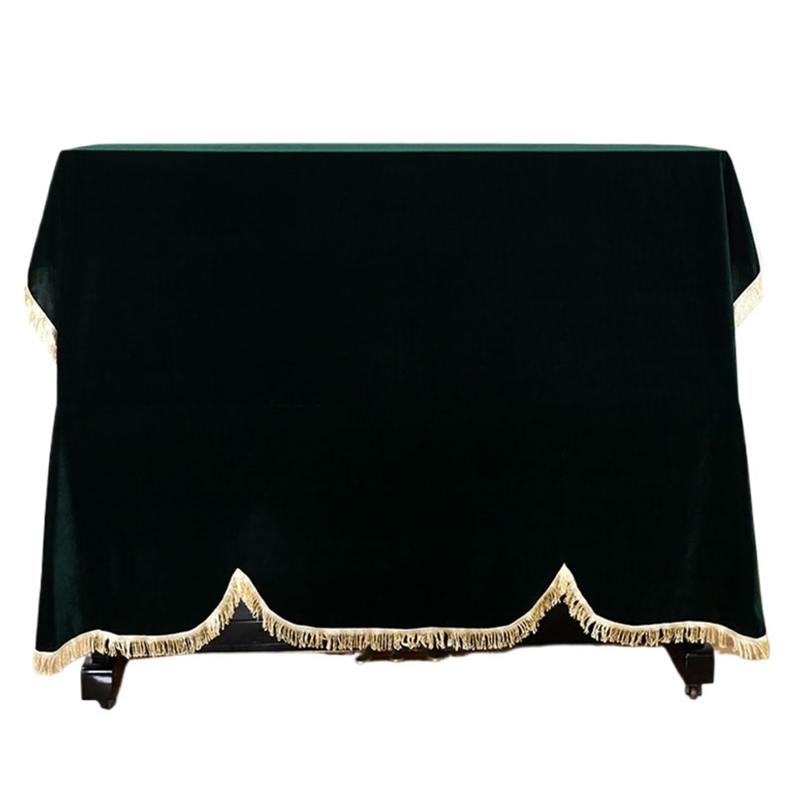 Copertura antipolvere for pianoforte, mezza copertura for sgabello, tessuto for la casa, in velluto dorato, accessori for, spessa for
