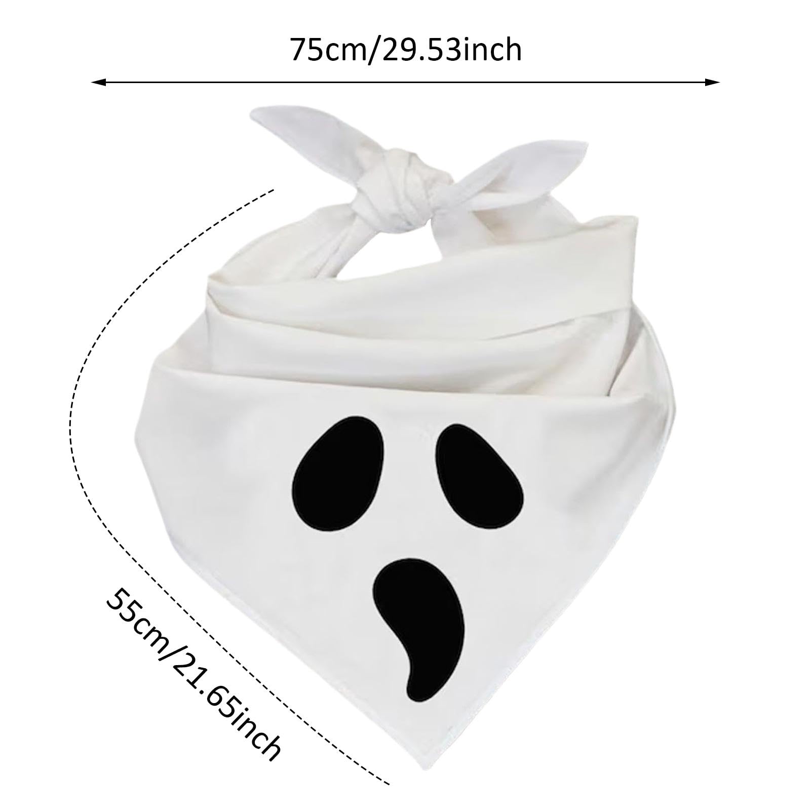 Amazon | Dtharen ハロウィン犬バンダナ、面白いゴーストペット