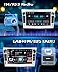 ESSGOO 4+64G Wireless Autoradio Android 14 mit Carplay und Android Auto Für Opel Corsa C/D Zafira B Astra G H 7 Zoll IPS Touchscreen Bluetooth FM RDS GPS Silber