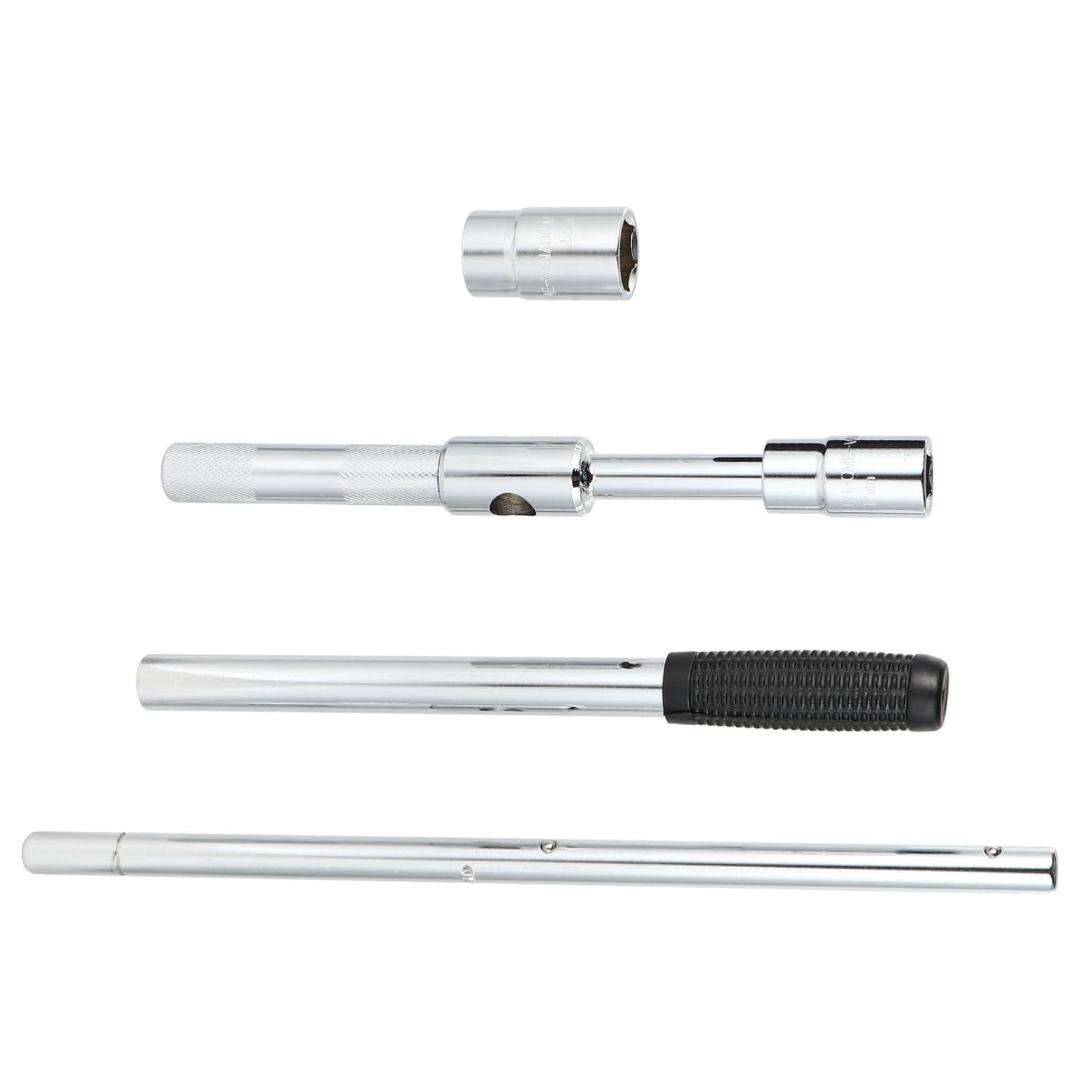 Ciieeo 4 Durable Way Lug Wrench Telescopic Carbon Steel Tire Nut Tool for Easy Tire Replacement and Maximum Torque for Cars and Suvs