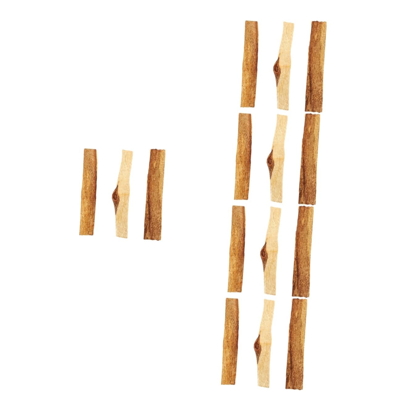 OUNONA 5 Series Madera De Incienso Aroma Mancha Palos Cedro Natural Bosque Perfumado Fragancia Sándalo Palo Quemador De Madera 3 Piezas X 5