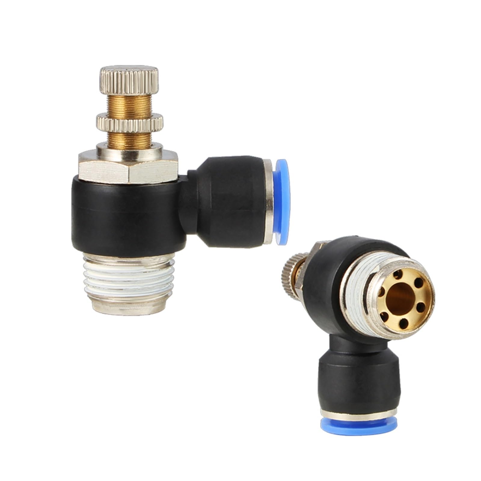 Controladores de flujo de aire neumáticos SL4-02 rápidos para manguera de 4 mm