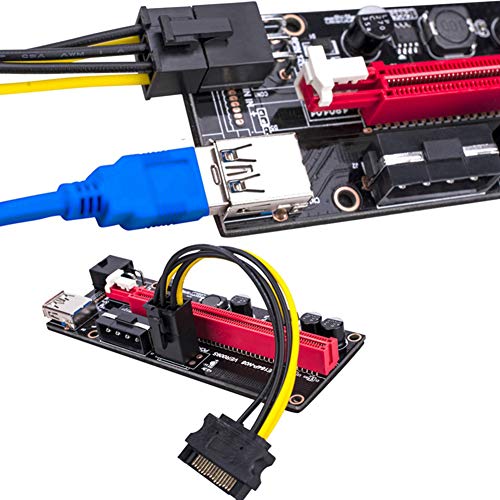 PCI-E grafische kaart kabel Riser Card USB 3.0 adapterkabel PCI-E 1X naar 16X verlengkabel compatibel met PCI-E zwart - Image 7