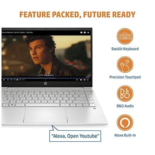 HP Pavilion 14 12th Gen Intel Core i5 8GB RAM/512GB SSD 14 inch(35.6cm) IPS Micro-Edge FHD Laptop/Intel Iris Xe Graphics/B&O/Win 11/Backlit KB/MSO 2021/Natural Silver, 14-dv2053TU - Image 4