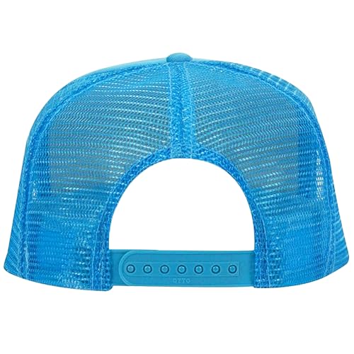 Image of It's Lake Time Summer Classic 5 Panel Foam Front Mesh Snap Back Trucker Hat