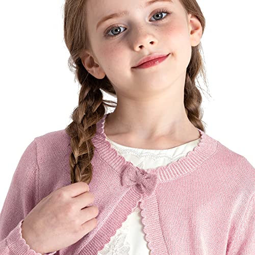 Image of BOBOYOYO Long Sleeve Girls Shrug Knit Girls Cardigan Bolero Dress Sweater