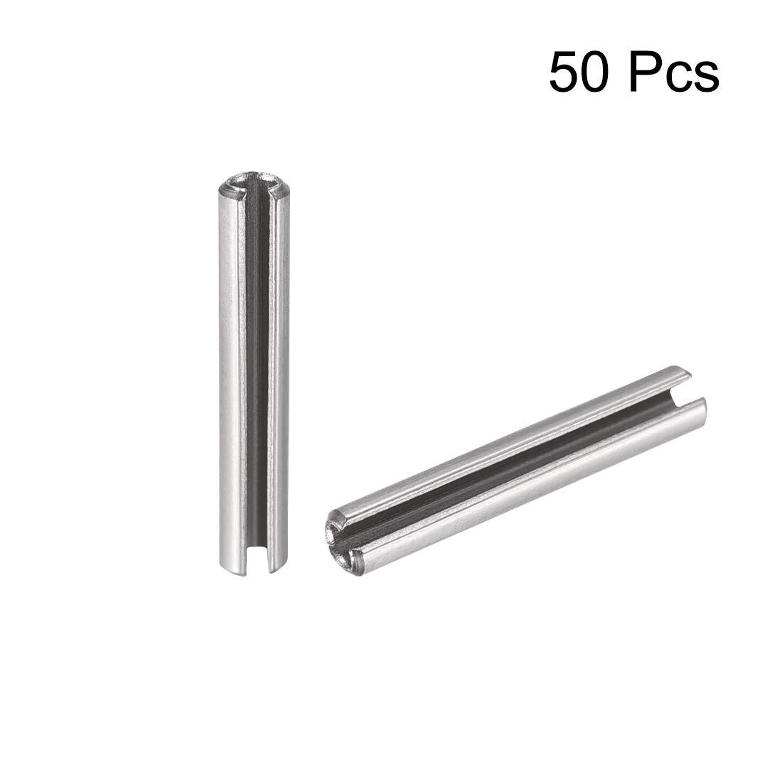 Dual Spring Pin Split Pins Uxcell Slotted Spring Pin - M2 X 12mm 304 Stainless Steel ...