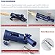 Multi-Winkel-Farbpinselverlängerung, Multi-Winkel-Pinselhalter, Rollstock-Adapter, Farbkantenwerkzeug, 160-Grad-Drehung für Decken, Wände