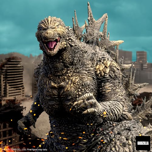 Super7 ULTIMATES! Toho Godzilla Minus One – boneco de ação Toho Godzilla de 20 cm clássico de filmes