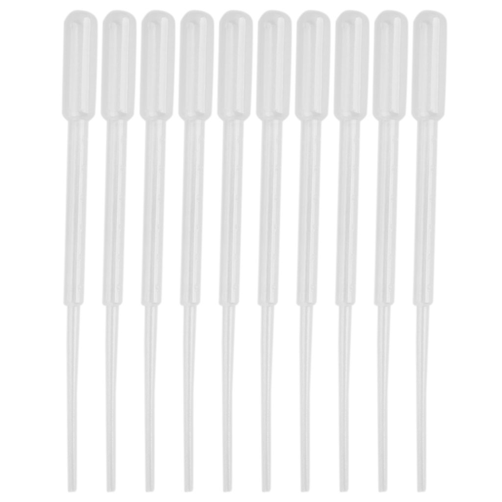 Generic 50pcs 3ml Transfer Graduated Pipettes Graduated 0.5ml Dropper