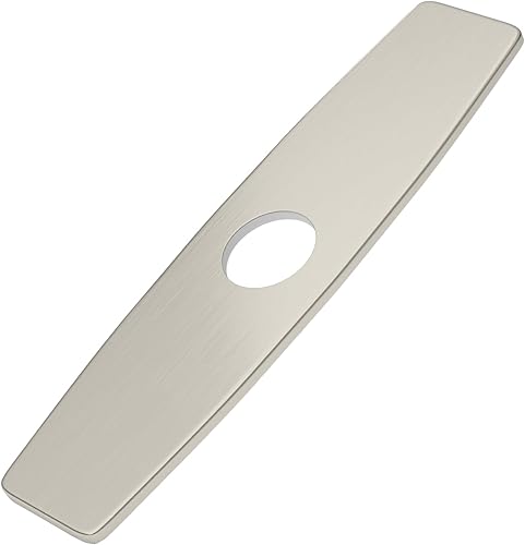 BWE Cubierta de orificio para fregadero, placa de cubierta a juego, grifo de fregadero de cocina de un solo orificio o grifo de baño, 1-3 agujeros,