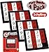 Schylling The 15 Puzzle (Number Slide Brain Teaser) with Clear Carry Case Party Bundle - 4 Pack