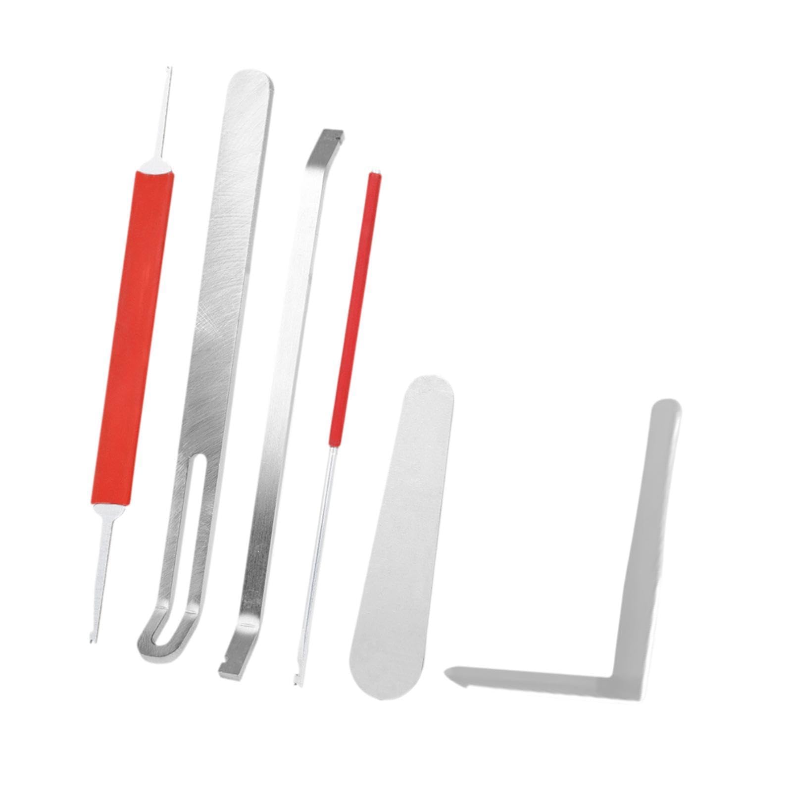 Colaxi 6Pcs Saxophone Repair Tool Woodwind Instrument Maintenance Kit Easy to Use Sturdy Practical for Sax, Clarinet, Flute, Piccolo