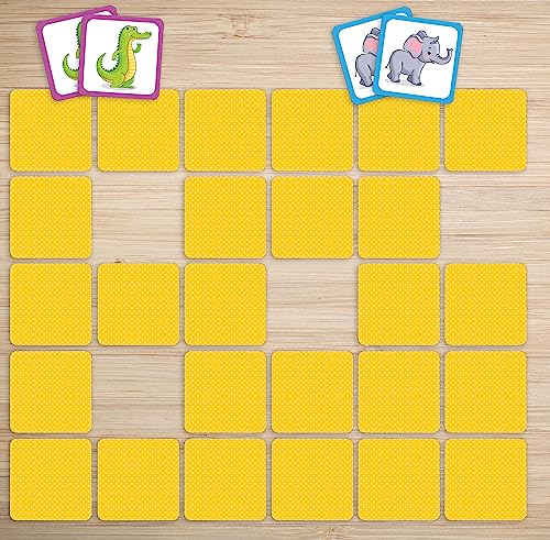 Animals Memory Match Game (Set of 72 cards) Hardcover – July 24, 2023 - Image 4