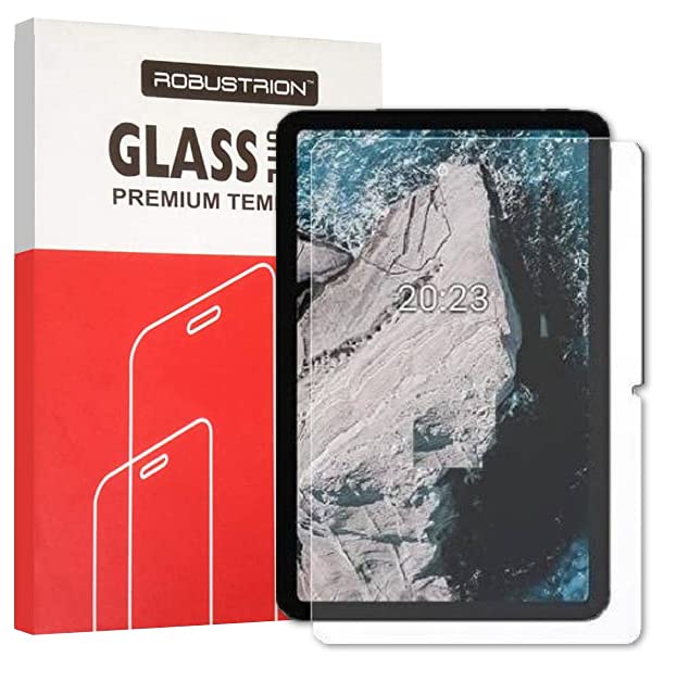 Robustrion Tempered Glass Screen Protector for Nokia Tab T20 / Tab T21 10.36 inch Anti-Scratch & Smudge Proof Screen Protector Guard for Nokia T20 / T21 Tablet - [1 Pack]