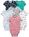 Produktbild Simple Joys by Carter's Baby Jungen Kurzärmeliger Body, 6er-Pack, Weiß/Blau/Grau, 0 Monate