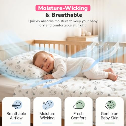 Image of BAYBEE Baby Blanket for Newborns with Pillow, Patented Cooling Technology, Ultra-Soft & Breathable Comforter for Infants, Baby Gift for Girls & Boys (Woodland Squirrel)
