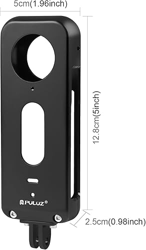 Miniatura 2 de PULUZ for Insta360 X3 Metal Protective Cage + Silicone Lens Guards Protector Shockproof Anti-Drop All-Round Protection for Insta360 X3 Housing Frame